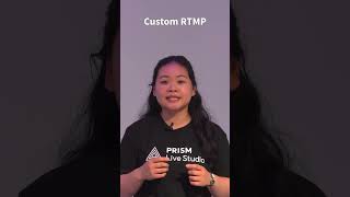 Custom RTMP settings in PRISM Live Studio mobile [upl. by Oisacin314]