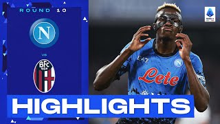 NapoliBologna 32  Osimhen back to scoring ways in Naples Goals amp Highlights  Serie A 202223 [upl. by Uzzia]