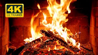 🔥 Cozy Fireplace 4K 12 HOURS Fireplace Ambience with Crackling Fire Sounds Fireplace Burning 4K [upl. by Oinotla620]