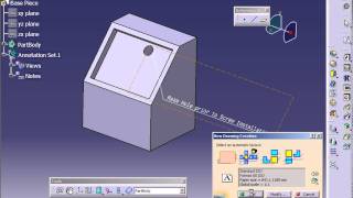 CATIA V5  Create View from 3D annotation [upl. by Nylsirhc]