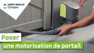 Comment poser une motorisation de portail  Leroy Merlin [upl. by Stone]