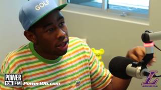 Tyler The Creator on Pharrell and the first time he heard NERD [upl. by Irrak]