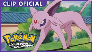 ¡Sakura y Espeon  Pokémon Master Quest  Clip oficial [upl. by Dyer]