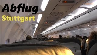 Abflug  takeoff  Stuttgart Airport germanwings  Airbus A319 Flughafen Stuttgart [upl. by Efron]