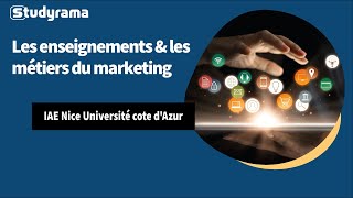 Les enseignements amp les métiers du marketing [upl. by Nirehtak]