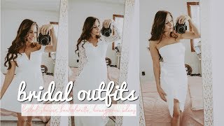 DRESSES EVERY BRIDES NEED Bridal Party Bachelorette Rehearsal Dinner [upl. by Varhol437]