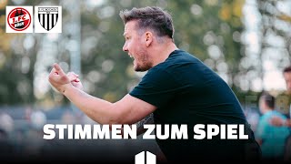 1 FC Köln U21 vs 1 FC Bocholt  Die Stimmen nach dem Spiel [upl. by Ainek]