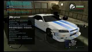 Nissan Skyline GTR R34 Mod Gta Sa Full Tuneable [upl. by Thordis]