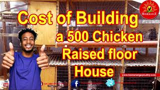 How to Build a Cheap Chicken House  Cost of building a 500 chickenhouse chickencoop Dimensions [upl. by Keelby]