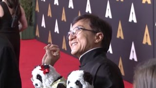 Chinese Actor Jackie Chan Awarded Honorary Oscar [upl. by Wawro810]