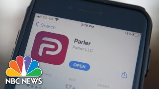 How Parler App Relaunched Online After Vanishing Following Capitol Riot  NBC News NOW [upl. by Vivica]