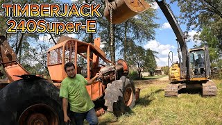 1970s TIMBERJACK SKIDDER transmission removal [upl. by Orlando225]