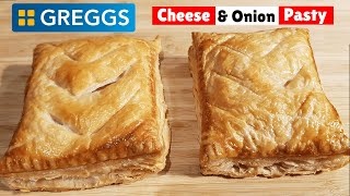 Greggs Cheese and Onion Pasty Recipe  Easy Cheese amp Onion Pasty Recipe [upl. by Strauss]