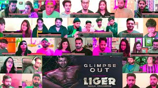 Glimpse of Liger Reaction Mashup  Vijay Devarakonda  Karan Johar Liger  ReactionMashupTamizha [upl. by Auop345]