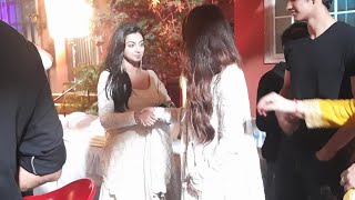 YRKKH New Cast Garvita Sadhwani Meet Old Cast Shivangi Joshi at Rajan Shahi Iftaar Party [upl. by Etteluap]