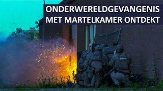 Politie Landelijke Eenheid  Politie ontdekt onderwereldgevangenis met martelkamer [upl. by Eiznekam]