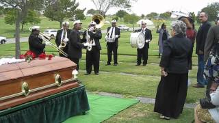 New Orleans Traditional Jazz Band funeral procession [upl. by Nonnahsed]