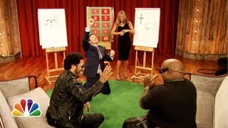 Pictionary with Jennifer Aniston Lenny Kravitz and CeeLo Green Part 2 [upl. by Imnubulo]