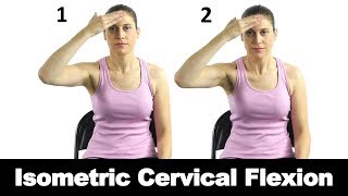 Isometric Cervical Flexion for Neck Strengthening  Ask Doctor Jo [upl. by Nywloc]