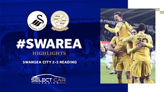 SWANSEA 23 READING  Resilient Royals seal big win over Swans [upl. by Lorrac]