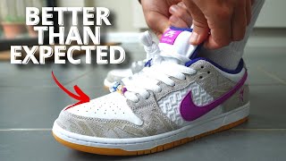 Nike SB Dunk Low quotRayssa Lealquot  PURE PLATINUM REVIEW [upl. by Celio]