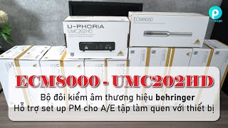 RTA ECM8000  SOUNDCARD UMC202HD  Behringer [upl. by Haleemak]