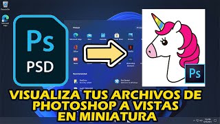 COMO MOSTRAR MINIATURAS DE PHOTOSHOP EN EL EXPLORADOR DE WINDOWS PREVIEW DE LA IMANGEN [upl. by Maunsell]