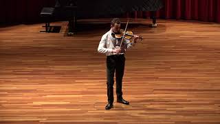 J S Bach  Sonata No 3 for Solo Violin Allegro Assai [upl. by Humbert905]