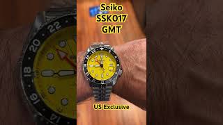 Seiko SSK017 GMT  new US exclusive seiko ssk017 seikogmt [upl. by Orgell]