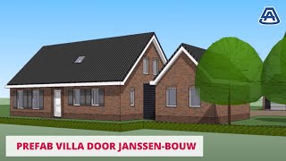 Opbouw prefab woning door JanssenBouw JB2 en JB11 [upl. by Torr]