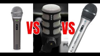 Rode Podmic Vs Audio Technica ATR2100 Vs Samson Q2U Review and Comparison [upl. by Ahsiekahs330]