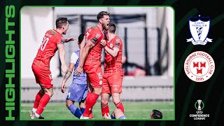 Highlights  UEFA Conference League  St Joseph’s FC 11 Shels [upl. by Ainattirb313]