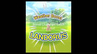 😂 Catching THERIAN LANDORUS Weather Boost in Pokemon GO ポケモンgo Counting balls pokemongo funny [upl. by Seaver]