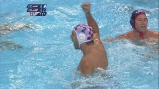 Mens Water Polo QuarterFinal  CRO v USA  London 2012 Olympics [upl. by Avirt]