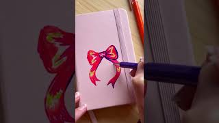 Gelpen tekening tekenen creatief schetsboek gelpen [upl. by Ariam]