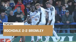 Highlights Rochdale 22 Bromley [upl. by Mcarthur]