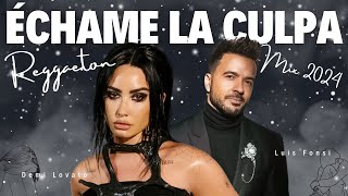 Echame La Culpa 😞 Luis Fonsi Demi Lovato Lyrics  Mix Canciones Reggaeton 2024 [upl. by Dumond]