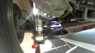 Yaris Rear suspension movement [upl. by Yorztif]