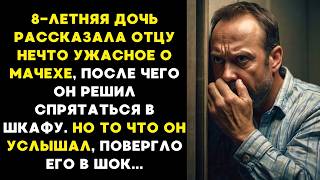 8ЛЕТНЯЯ дочь РАССКАЗАЛА отцу нечто УЖАСНОЕ о МАЧЕХЕ после чего ОН СПРЯТАЛСЯ в шкафу и то что он [upl. by Erma]