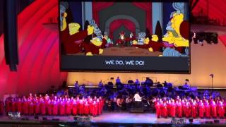 140913  Gay Mens Chorus of LA  Stonecutters  We Do  The Simpson take the Hollywood Bowl [upl. by Adnohsar799]