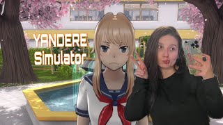 Lets play Yandere Simulator PT 2 [upl. by Anawk286]