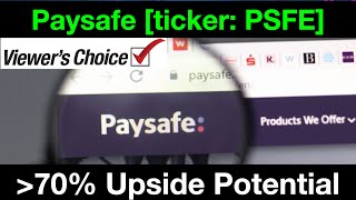 Paysafe PSFE Analysis Martins Viewer Choice Stock Review  Massive Growth Potential Over 70 Upside [upl. by Harras]