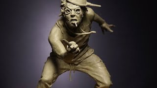 Sculpting maquette in clay FULL VIDEO [upl. by Ileray]