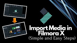 How to Import Media in Wondershare Filmora X Explained in Detail [upl. by Aynekal]