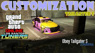 Obey Tailgater S Customization  Los Santos Tuners UpdateDLC  GTA Online [upl. by Norrad17]