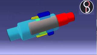 how gib and cotter joint works animation gib and cotter joint design [upl. by Aneehs596]