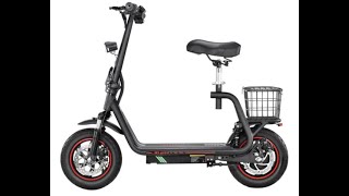 Bogist M5 ProS Electric Scooter with Seat 500W Motor 12 Inch Pneumatic Tire 48V 13Ah EU9NL [upl. by Lemor]