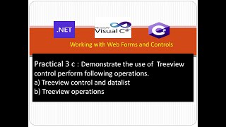 Tree view control  datalist sever controls Aspnet with Csharp Advanced Web Programming Tutorial [upl. by Blalock625]