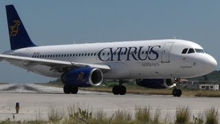 Cyprus A320232Full Flight SkiathosLarnacaCY7637Scenic Flight in Full HD [upl. by Mogerly270]