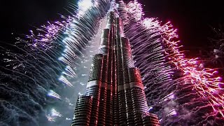 Capodanno a Dubai Countdown Fuochi dartificio [upl. by Aicitel236]